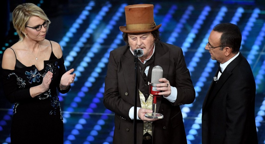 Il premio Best European Tour 2017 assegnato a Zucchero da Assomusica