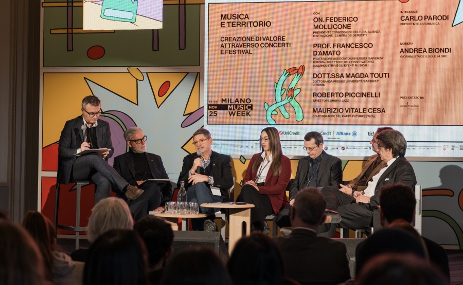 Il panel di ASSOMUSICA alla Milano Music Week riunisce istituzioni, università e festival