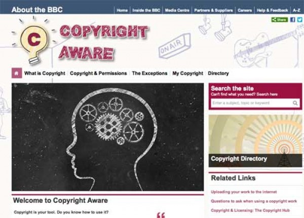 Copyright, la BBC lancia il sito divulgativo