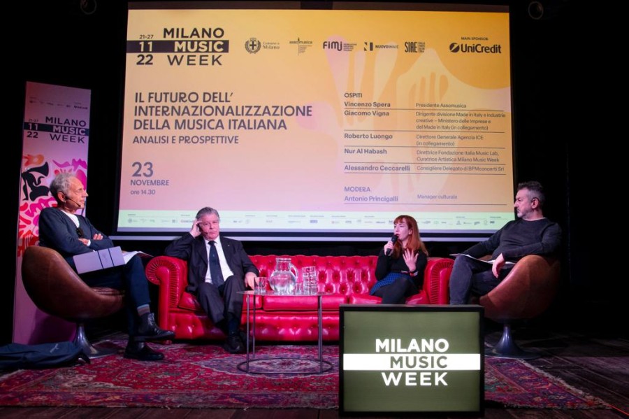ASSOMUSICA ALLA MILANO MUSIC WEEK 2022  CON IL PANEL  IL FUTURO DELL’INTERNAZIONALIZZAZIONE DELLA MUSICA ITALIANA