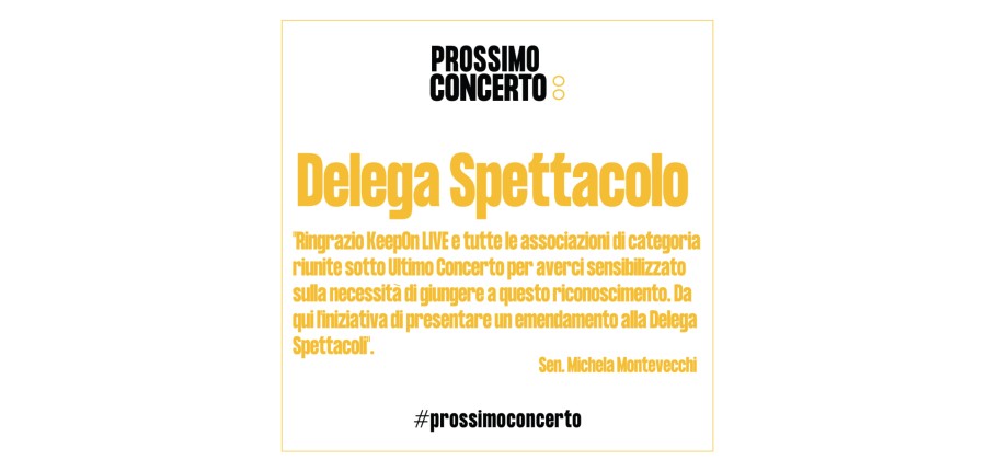 Delega spettacolo: proposto in Senato un nuovo emendamento sul riconoscimento giuridico dei live club
