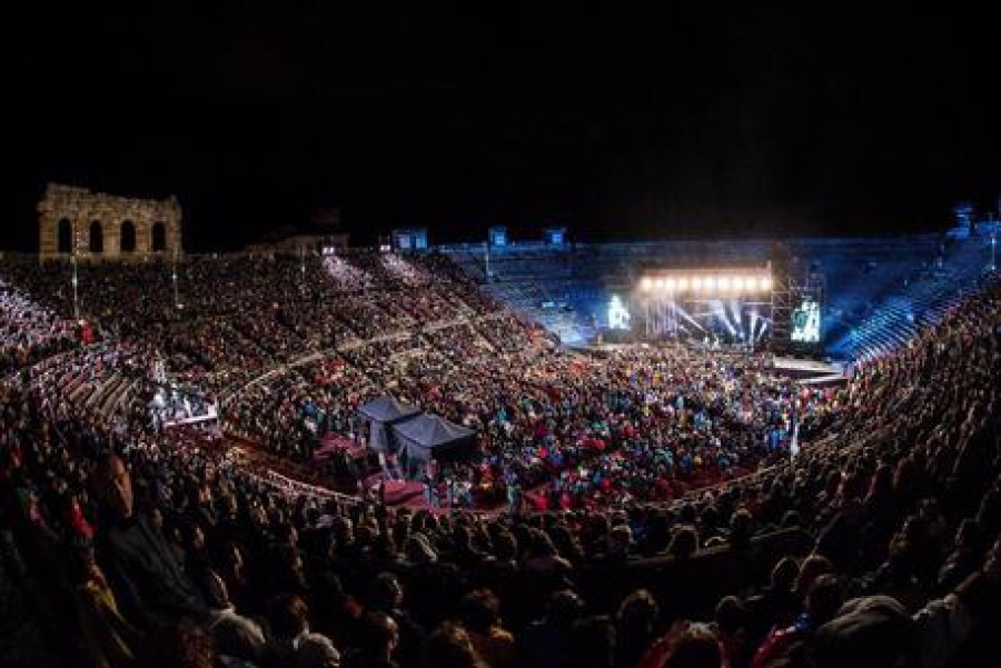 A Verona i Wind Music Awards, l'Arena blindata