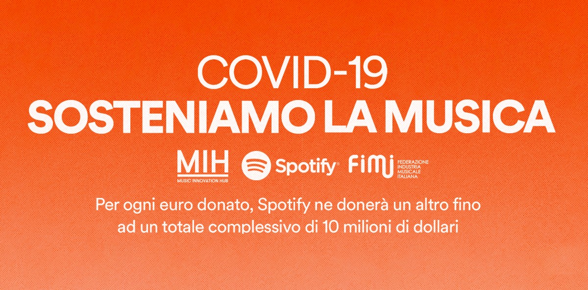 ATTIVO IL FONDO DI SOSTEGNO PER ARTISTI E  PROFESSIONISTI DELLA MUSICA:  MUSIC INNOVATION HUB LANCIA L’APPELLO “LEAN ON ME”.