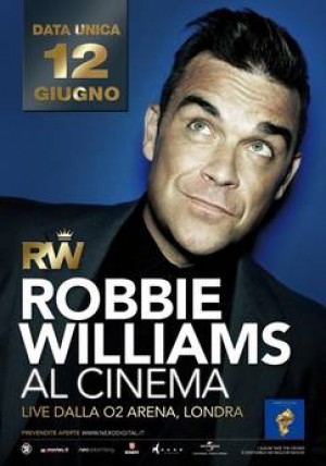 Robbie Williams: sarà un film il concerto alla O2 Arena di Londra