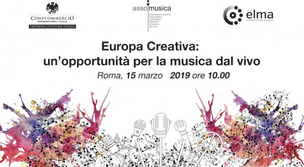 EUROPA CREATIVA: UN&#039;OPPORTUNITÀ PER LA MUSICA DAL VIVO - Programma