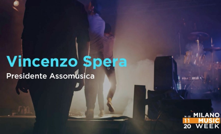Intervento Presidente Spera alla conferenza stampa di presentazione della Milano Music Week - 04/11/2020