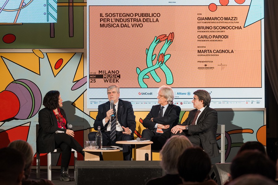 ASSOMUSICA alla Milano Music Week: Confronto con il Sottosegretario Mazzi sul sostegno pubblico per l&#039;industria della musica dal vivo
