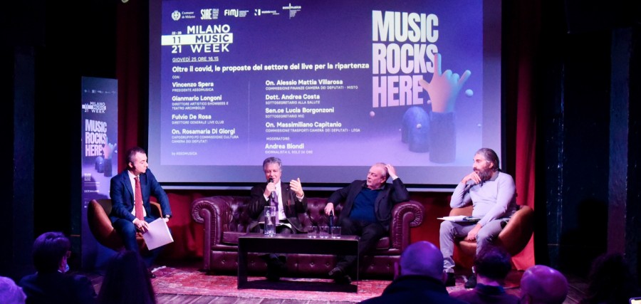 Assomusica alla Milano Music Week - OLTRE IL COVID, LE PROPOSTE DEL SETTORE DEL LIVE PER LA RIPARTENZA
