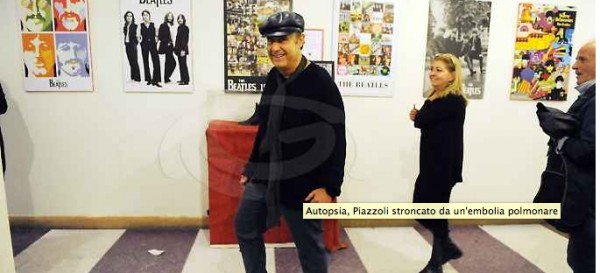 Autopsia, Piazzoli stroncato da un'embolia polmonare